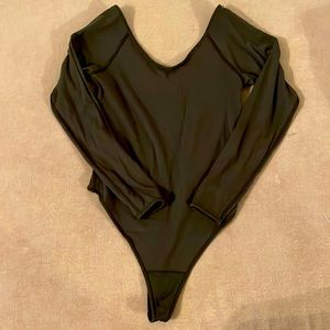 lululemon olive align bodysuit